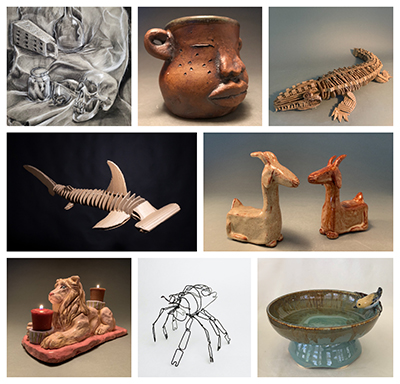 Art & Design student work image collage